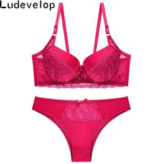 Julexy Push Up Bra Set For Women Underwear Lace Lingerie