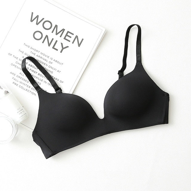 Seamless Bras for Women Push Up Bras No Wire Brassiere A B Cup