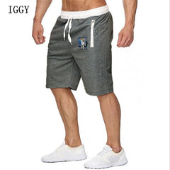 2020 New Fashion Men Sporting Beaching Shorts Trousers Cotton Bodybuilding Sweatpants Fitness Short Jogger Casual Gyms Shorts - BluePink Lingerie