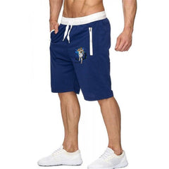 2020 New Fashion Men Sporting Beaching Shorts Trousers Cotton Bodybuilding Sweatpants Fitness Short Jogger Casual Gyms Shorts - BluePink Lingerie