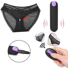 New Vibrating Panties 10 Functions Wireless Remote Control Strap on Underwear Vibrator Clitoral Stimulator Sex Toy For Women - BluePink Lingerie