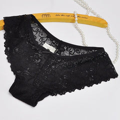 New Sexy Lace Panties Women Fashion Cozy Lingerie Tempting Briefs High Quality Women's Underpant Low Waist Intimates Underwear - BluePink Lingerie