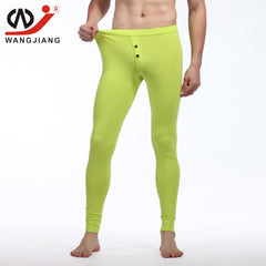 thermal underwear Winter Warm pants Men Long Johns Cotton Printed Thermo leggings spandex tights and leggings clothes for men - BluePink Lingerie