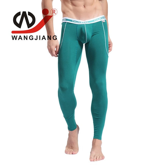 thermal underwear Winter Warm pants Men Long Johns Cotton Printed Ther –  BluePink Lingerie
